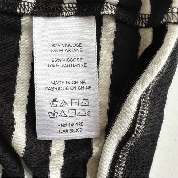 Stella & Dot Maette Avery Stripe Jersey Knit Bell Sleeve Top Size Medium - Picture 6 of 7